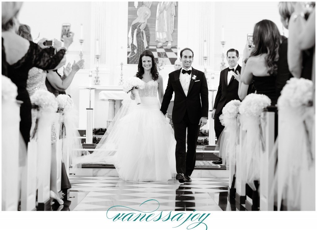 black and white wedding photos